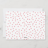 かわいいサンタ抱きトナカイ家族クリスマスフォト シーズンカード (裏面)