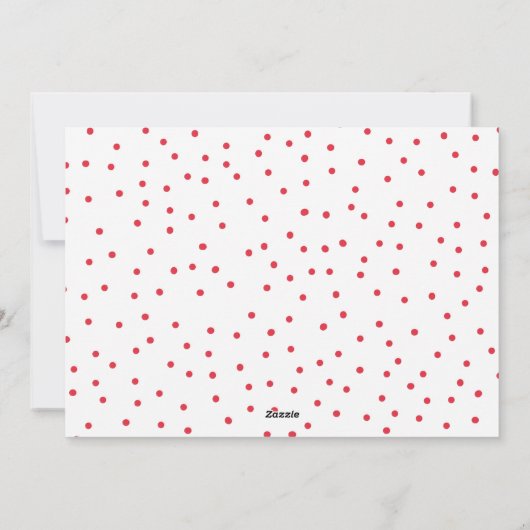 かわいいサンタ抱きトナカイ家族クリスマスフォト シーズンカード (裏面)