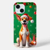 かわいいサンタ犬 Case-Mate iPhoneケース (裏面)