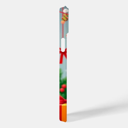 かわいいサンタ犬 Case-Mate iPhoneケース (裏面 / 右)