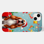 かわいいサンタ犬 Case-Mate iPhoneケース (裏面 (横))