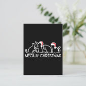 かわいいサンタ猫たちクリスマスシーズン ポストカード (スタンド正面)