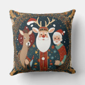 かわいいサンタ・ディアー クッション (裏面)