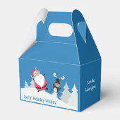 かわいいサンタ&トナカイカスタム文字お願いボックス フェイバーボックス (裏面サイド)