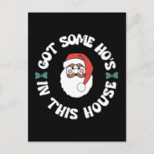 かわいいサンタ ポストカード (正面)