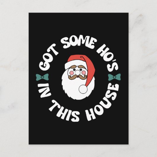 かわいいサンタ ポストカード (正面)