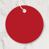 かわいいサンタ メリークリスマス フェイバータグ (裏面)