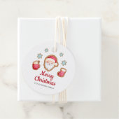 かわいいサンタ メリークリスマス フェイバータグ (インサイチュ)