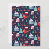 かわいいサンタ・ヴィンテージクリスマスホリデー9枚 シーズンカード (裏面)