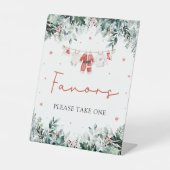 かわいいサンタ 赤ちゃんのクリスマス シャワーフェイバーズ 台座サイン (正面)