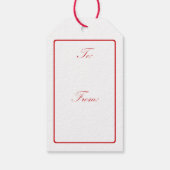 かわいいサンタwithバッグ ギフトタグ (裏面)