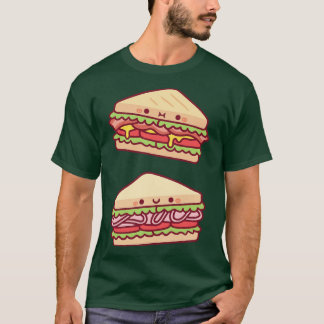 かわいいサンドウィッチドードル Tシャツ