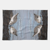 かわいいサンドリングサンピパーズ共有お食事 キッチンタオル (横)