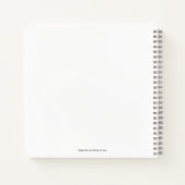 かわいいサンボーイ赤ちゃんシャワーゲストブック ノートブック (裏面)