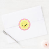 かわいいサン ラウンドシール (封筒)