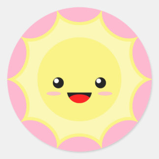 かわいいサン ラウンドシール