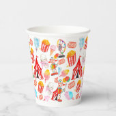 かわいいサーカスカーニバルフェスティバル子供たちパーティー 紙コップ (右)