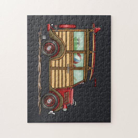 かわいいサーフのWoody ジグソーパズル (縦)