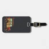 かわいいサーフのWoody ラゲッジタグ (正面横)