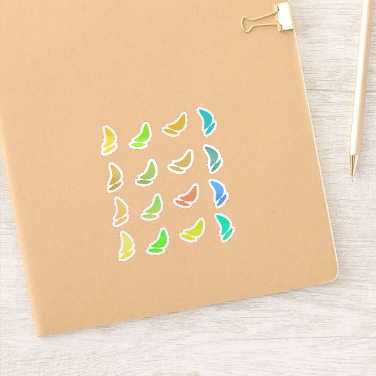 かわいいサーフィンウォータースポーツ シール (ノートブック)