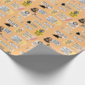 かわいいシェイクスピアのインスピレーション引用文ナーディ文学 ラッピングペーパー (角)