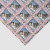 かわいいシェットランド・シープドッグの子犬のティッシュペーパーの覆い 薄葉紙 (詳細)