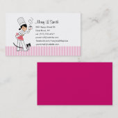 かわいいシェフのテレホンカード-カスタム コーリングカード (正面/裏面)