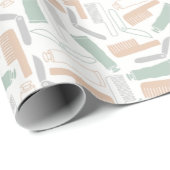 かわいいシェフのナイフの柄 ラッピングペーパー (ロールコーナー)