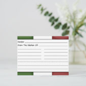 かわいいシェフの空白レシピカード ポストカード (スタンド正面)