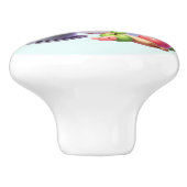 かわいいシェフの鳥の愛好家のキッチン セラミックノブ (側面)