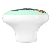 かわいいシェフキッチンバードピーコック セラミックノブ (側面)