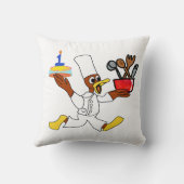 かわいいシェフダッキー（アヒルちゃん）カズー クッション (裏面)