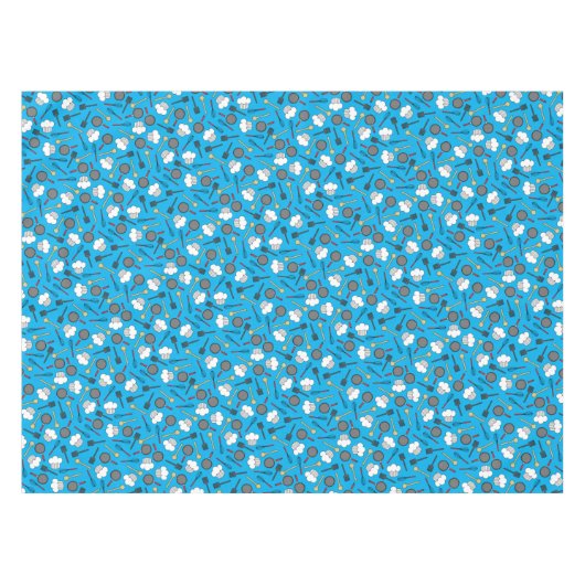 かわいいシェフ料理キッズ1st誕生日パーティー テーブルクロス (正面(横))