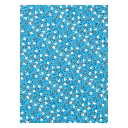 かわいいシェフ料理キッズ1st誕生日パーティー テーブルクロス (正面)