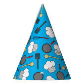 かわいいシェフ料理キッズ1st誕生日パーティー パーティーハット (左)