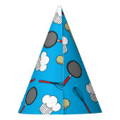 かわいいシェフ料理キッズ1st誕生日パーティー パーティーハット (裏面)