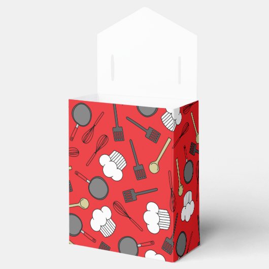 かわいいシェフ料理キッズ1st誕生日パーティー フェイバーボックス (オープン)