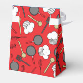 かわいいシェフ料理キッズ1st誕生日パーティー フェイバーボックス (裏面サイド)