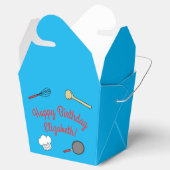 かわいいシェフ料理キッズ1st誕生日パーティー フェイバーボックス (オープン)