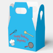 かわいいシェフ料理キッズ1st誕生日パーティー フェイバーボックス (オープン)