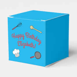 かわいいシェフ料理キッズ1st誕生日パーティー フェイバーボックス