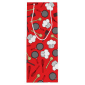 かわいいシェフ料理キッズ1st誕生日パーティー ワインギフトバッグ (裏面)