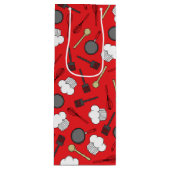 かわいいシェフ料理キッズ1st誕生日パーティー ワインギフトバッグ (正面)