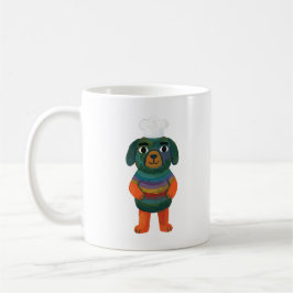 かわいいシェフ犬マグカップギフト コーヒーマグカップ