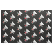 かわいいシェフ調理師の漫画模様 ファブリック (ファットクウォーター)