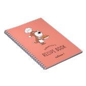 かわいいシェフ調理師ドッグパピーファミリーレシピ本 ノートブック (右側)