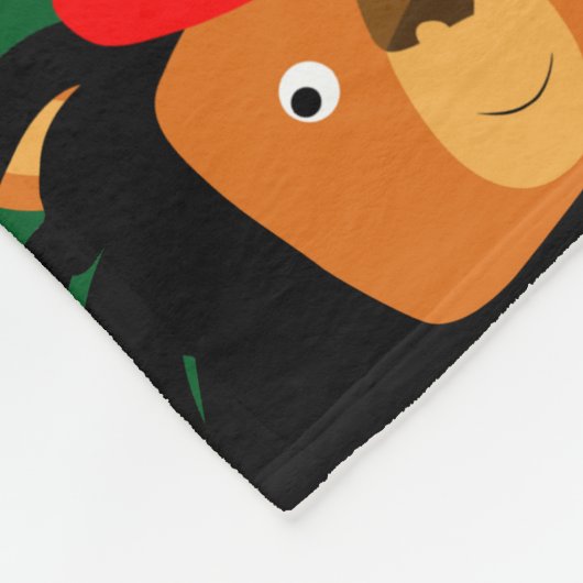 かわいいシオンの漫画 フリースブランケット (角)