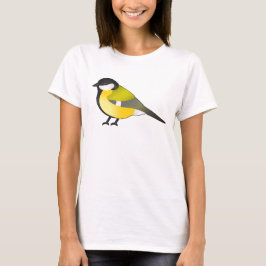 かわいいシジュウカラのキャラクターイラスト Tシャツ
