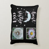 かわいいシスター写真テンプレート アクセントクッション (裏面(縦))