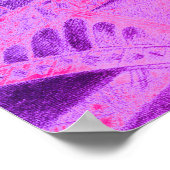 かわいいシックなパリエッフェルタワー引用文ポスター ポスター (角)